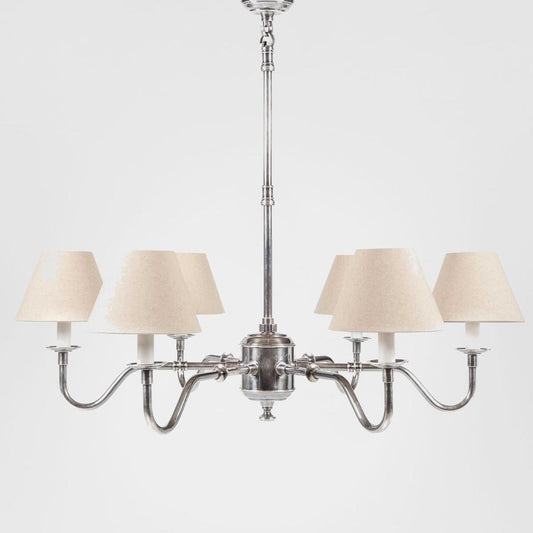 Prescot Chandelier Antique Silver