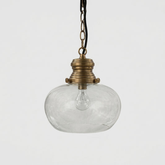 Paddington Ceiling Pendant Small Antique Brass