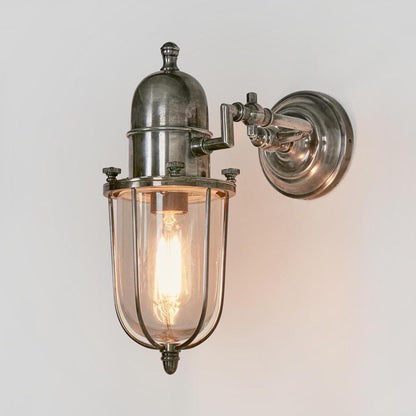 Chapel Outdoor Wall Light Silver