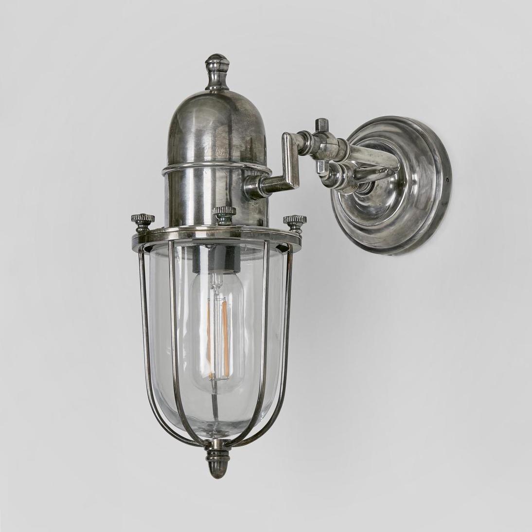 Chapel Outdoor Wall Light Silver