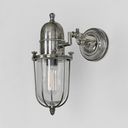 Chapel Outdoor Wall Light Silver