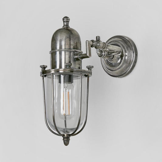 Chapel Outdoor Wall Light Silver