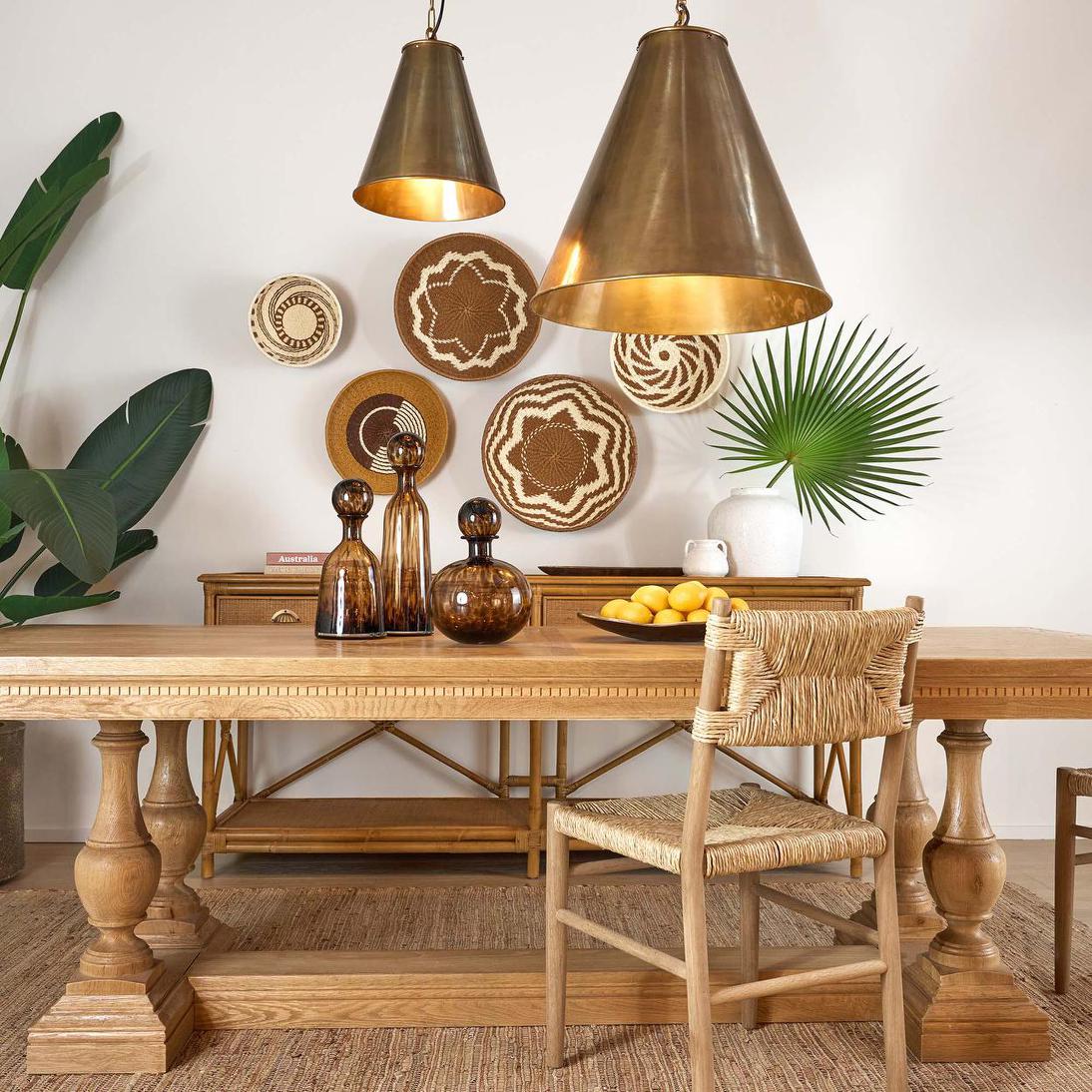 Monte Carlo Ceiling Pendant Small Brass