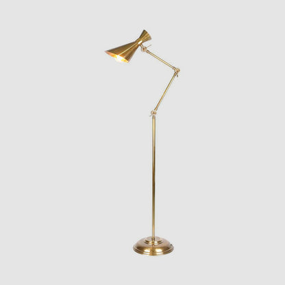Grasshopper Floor Lamp Antique Brass