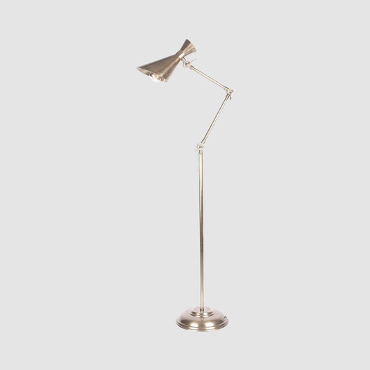 Grasshopper Floor Lamp Antique Silver