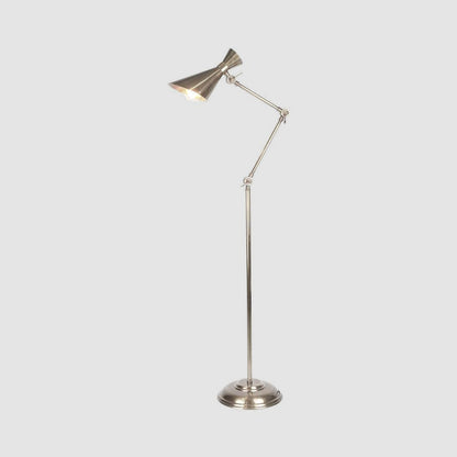 Grasshopper Floor Lamp Antique Silver