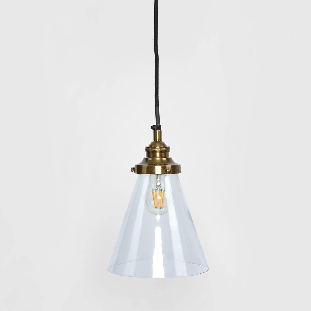 Gadsden Ceiling Pendant Extra Small Antique Brass
