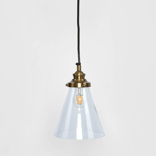 Gadsden Ceiling Pendant Extra Small Antique Brass