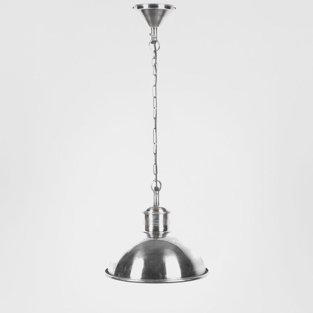 Boston Dome Ceiling Pendant Silver