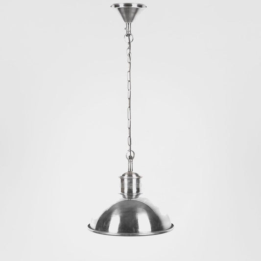 Boston Dome Ceiling Pendant Silver