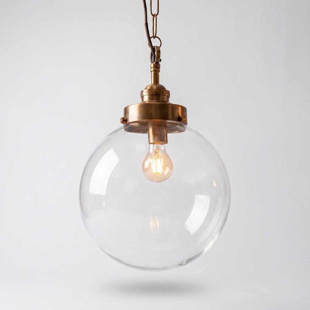 Celeste Ceiling Pendant Medium Antique Brass