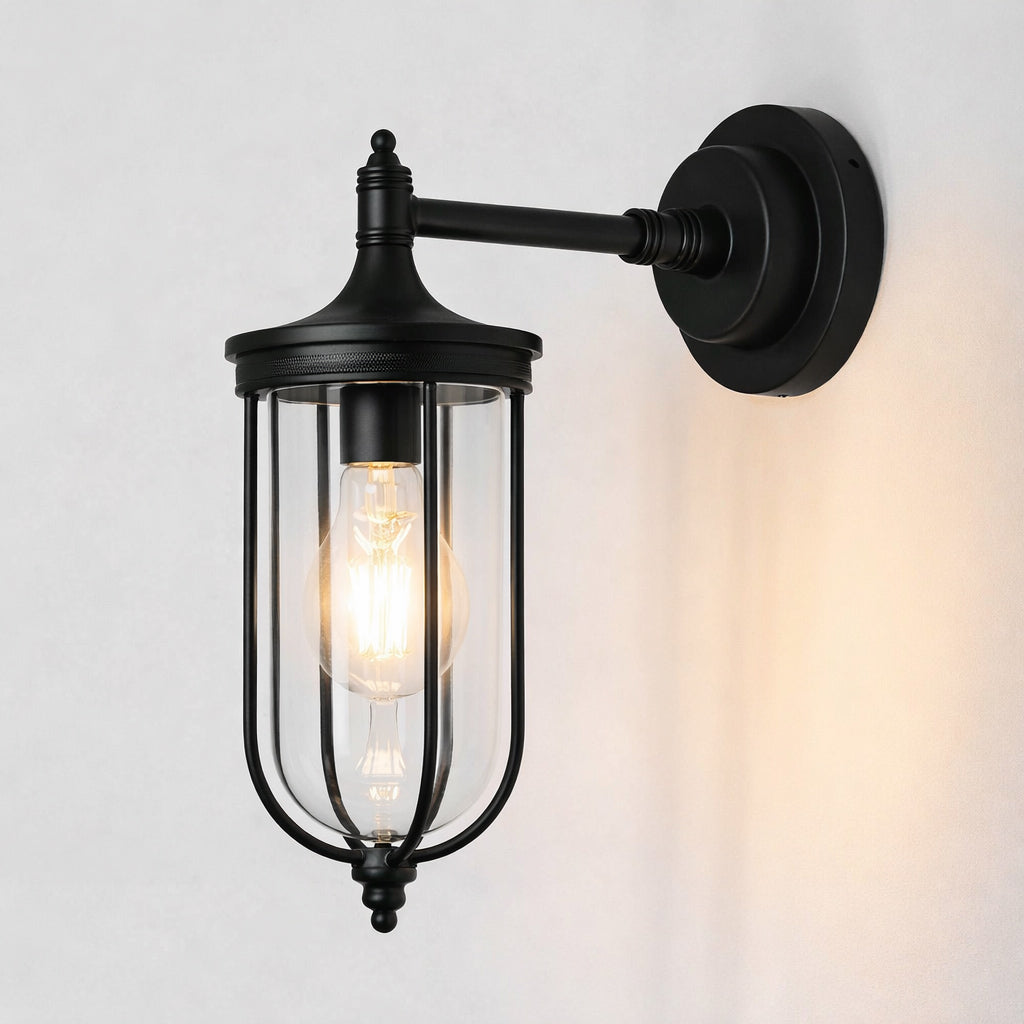 Noosa Outdoor Wall Light Black