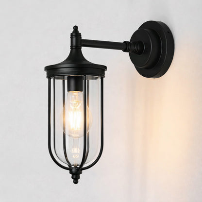 Noosa Outdoor Wall Light Black
