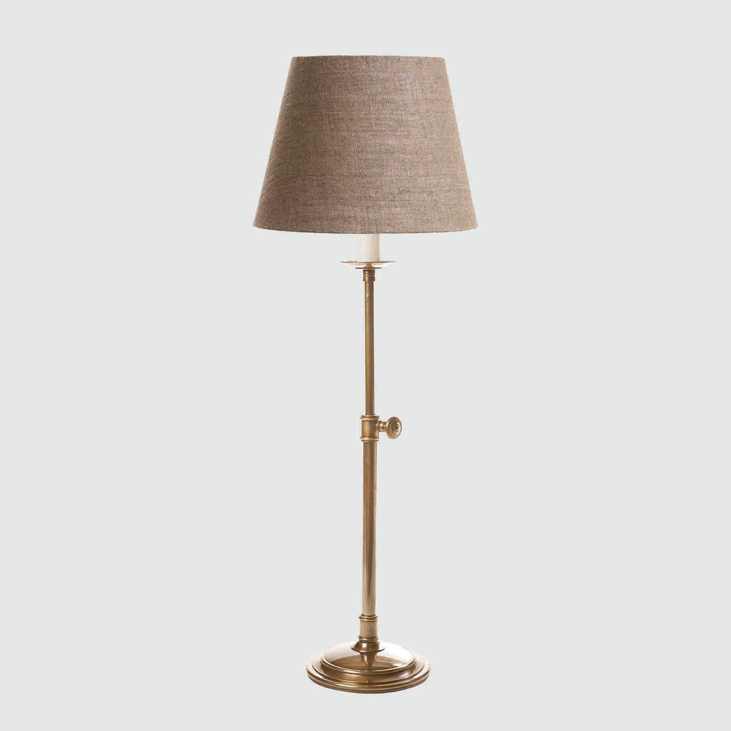 Davenport Table Lamp Base Antique Brass- Base Only