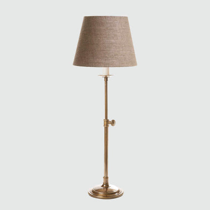 Davenport Table Lamp Base Antique Brass- Base Only