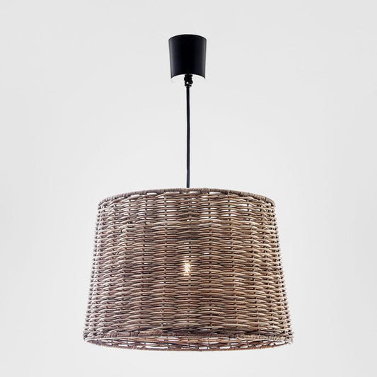 Rattan Round Ceiling Pendant Large Natural