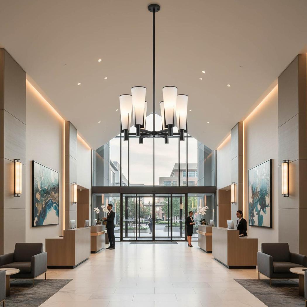 St Germain Chandelier Black
