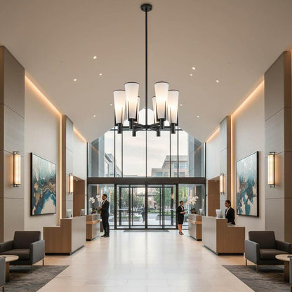 St Germain Chandelier Black
