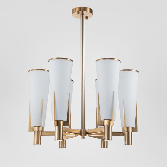 St Germain Chandelier Antique Brass