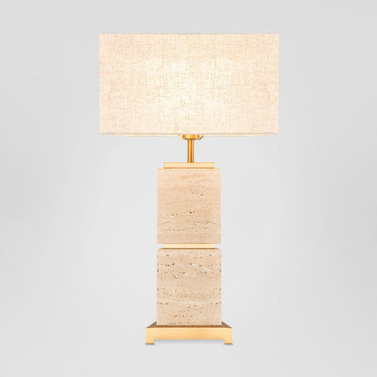 Ashley Travatine Table Lamp with shade