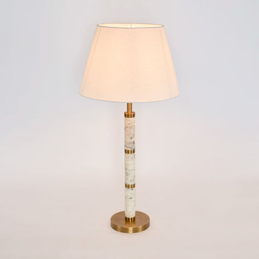 St Germain Table Lamp Base White - Base Only
