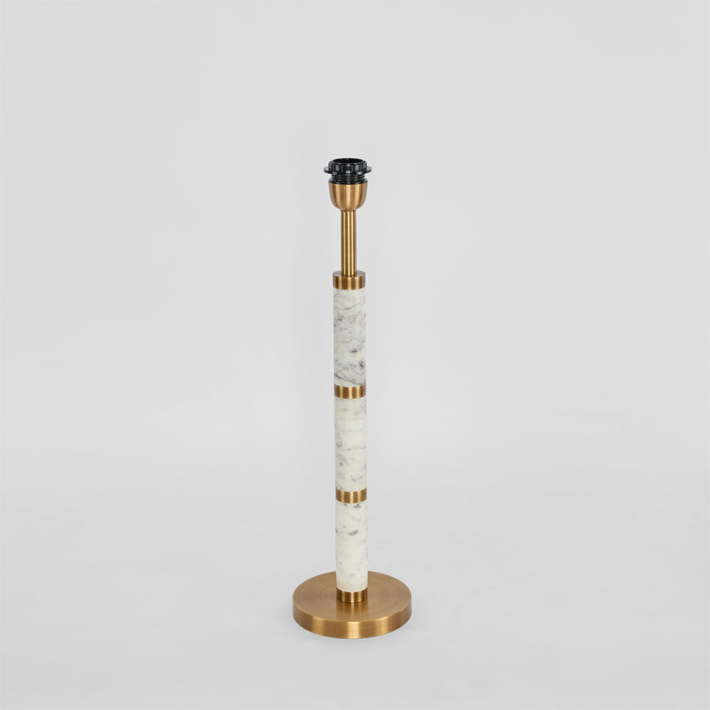 St Germain Table Lamp Base White - Base Only