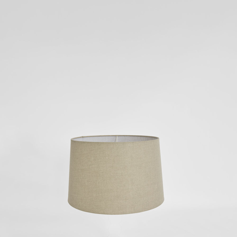 Linen Drum Lamp Shade XS Dark Natural