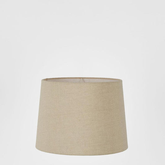Linen Drum Lamp Shade XS Dark Natural