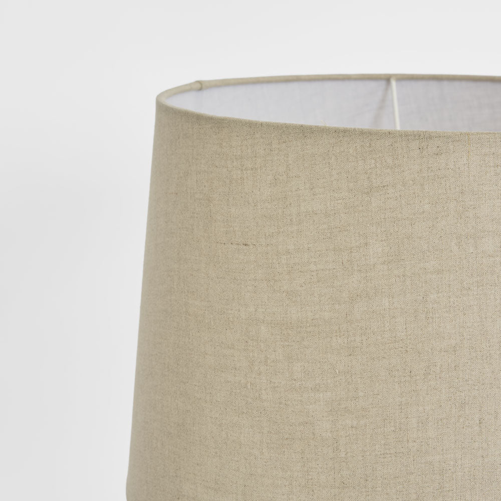 Linen Drum Lamp Shade XS Dark Natural
