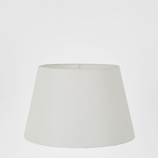 Linen Taper Lamp Shade Small Textured Ivory