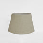 Linen Taper Lamp Shade Small Dark Natural