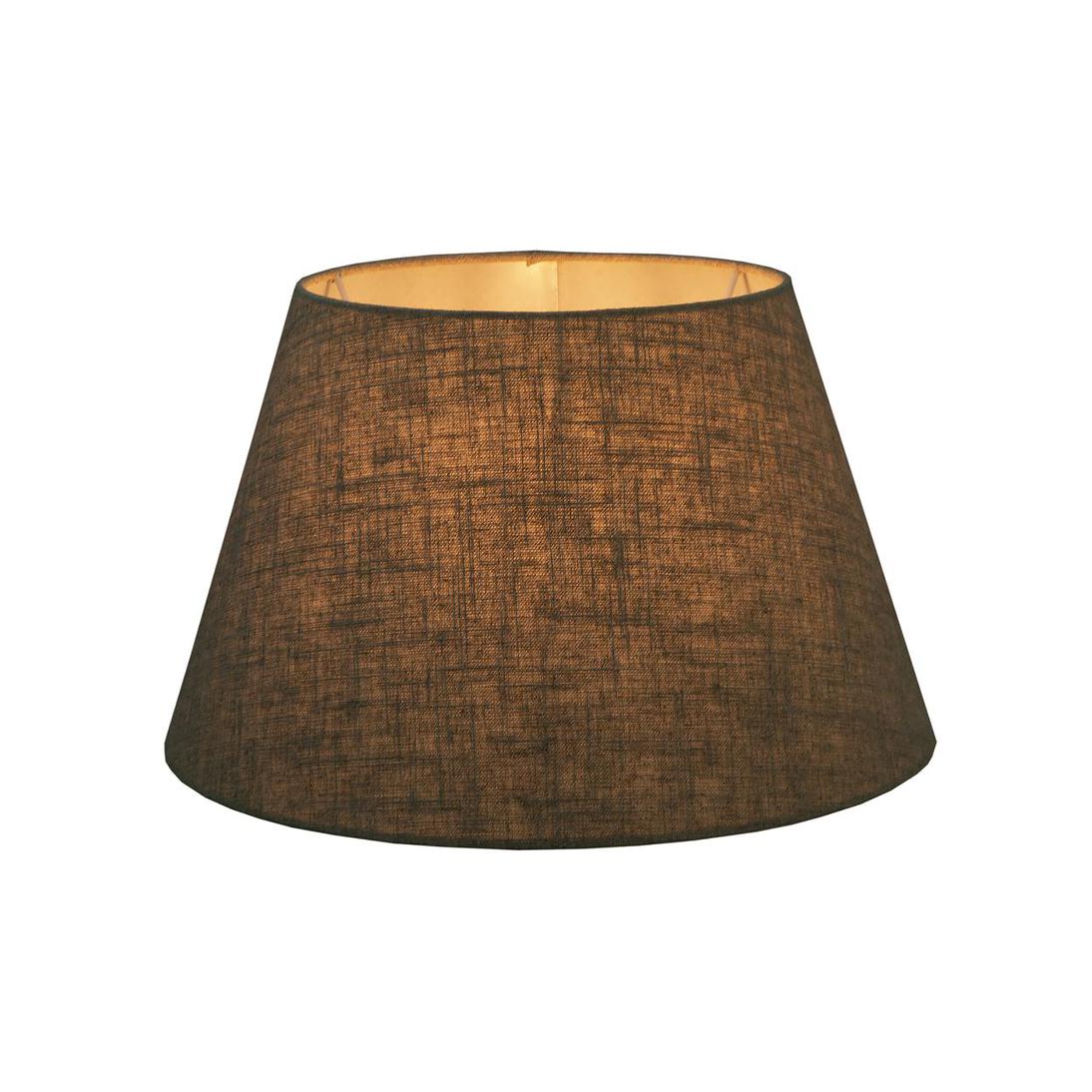 Linen Taper Lamp Shade Small Dark Natural