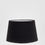 Linen Drum Lamp Shade Medium Black