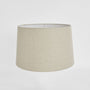 Linen Drum Lamp Shade Medium Light Natural