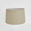 Linen Drum Lamp Shade Medium Dark Natural