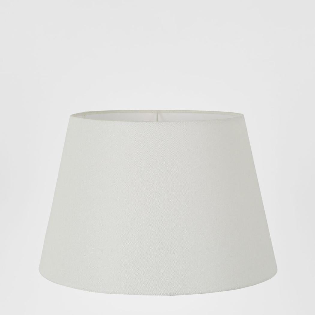 Linen Taper Lamp Shade Medium Textured Ivory