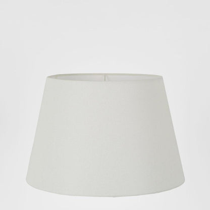 Linen Taper Lamp Shade Medium Textured Ivory