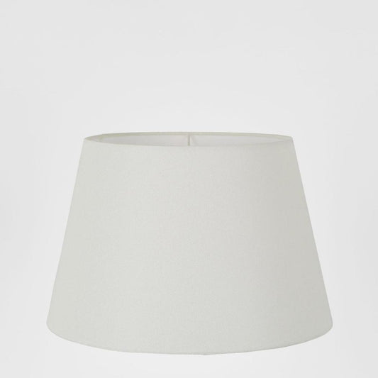 Linen Taper Lamp Shade Medium Textured Ivory