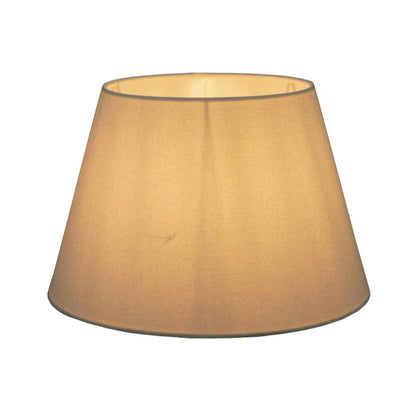 Linen Taper Lamp Shade Medium Textured Ivory