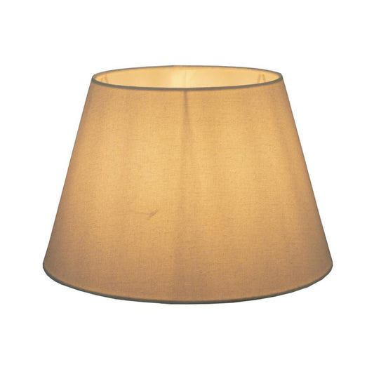 Linen Taper Lamp Shade Medium Textured Ivory