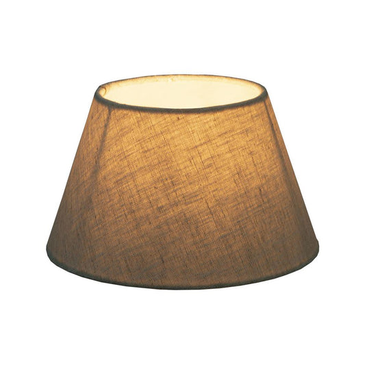 Linen Taper Lamp Shade Medium Light Natural
