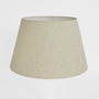 Linen Taper Lamp Shade Medium Dark Natural