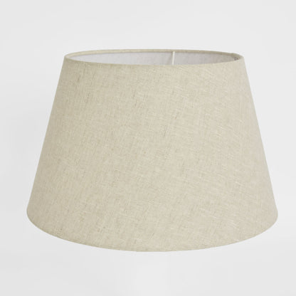Linen Taper Lamp Shade Large Light Natural