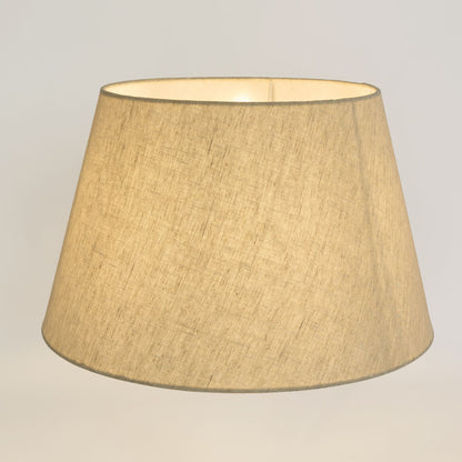 Linen Taper Lamp Shade Large Light Natural