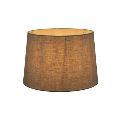 Linen Drum Lamp Shade Large Ivory