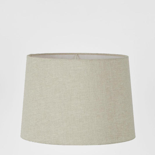 Linen Drum Lamp Shade Large Light Natural
