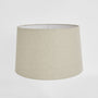 Linen Drum Lamp Shade Large Light Natural