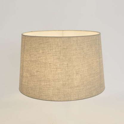 Linen Drum Lamp Shade Large Light Natural