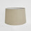 Linen Drum Lamp Shade Large Dark Natural