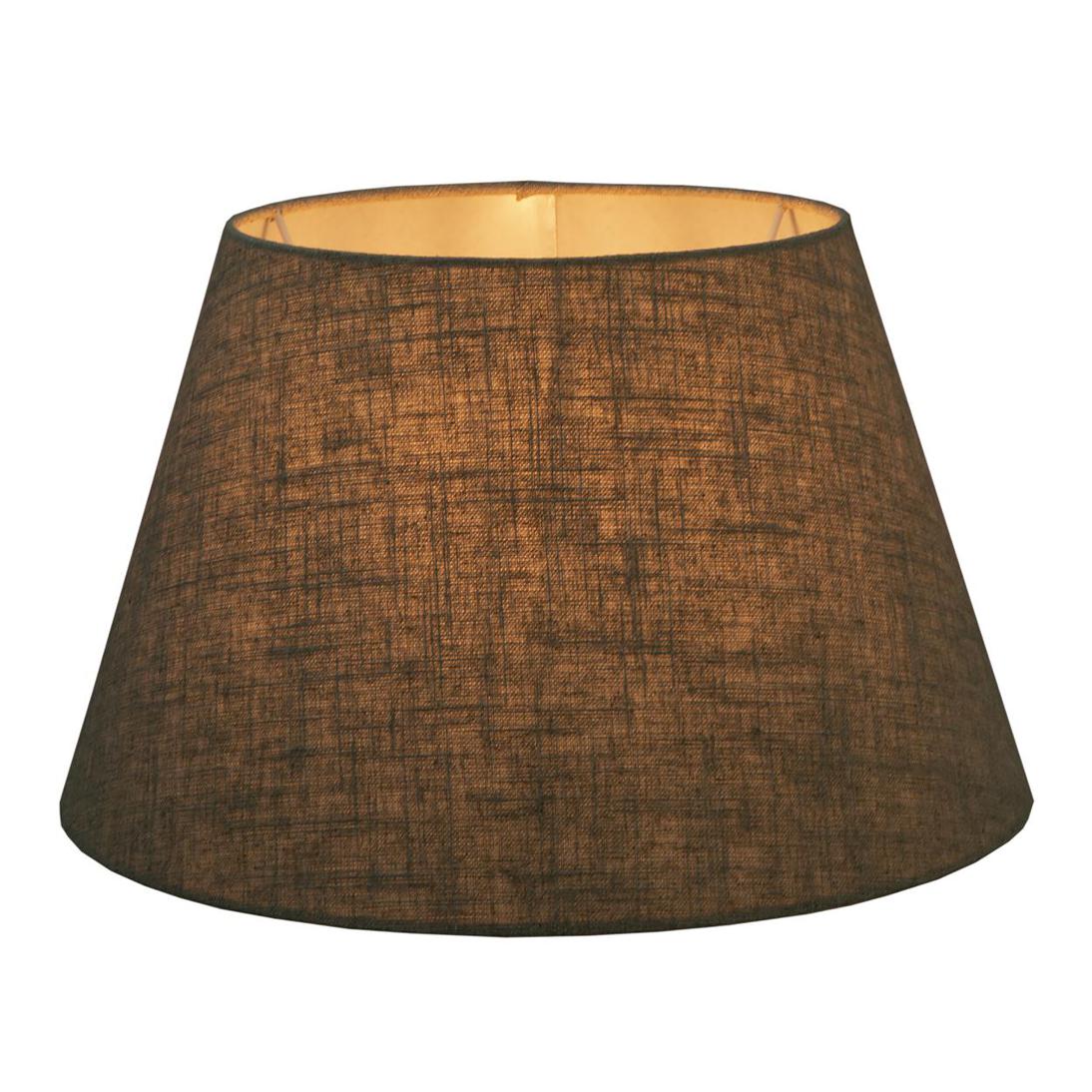 Linen Taper Lamp Shade XL Dark Natural